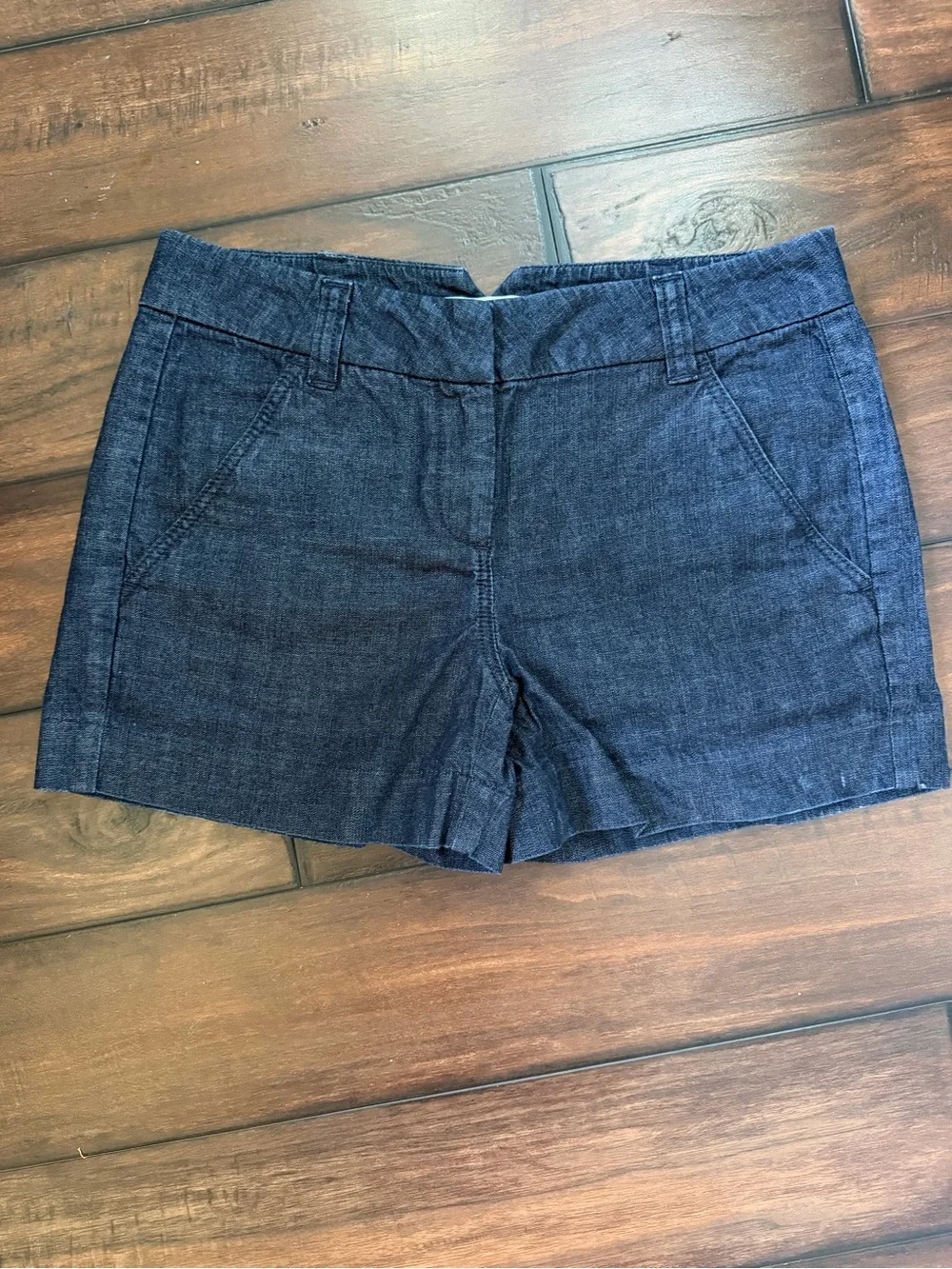 LOFT Dark Blue Denim Short Shorts